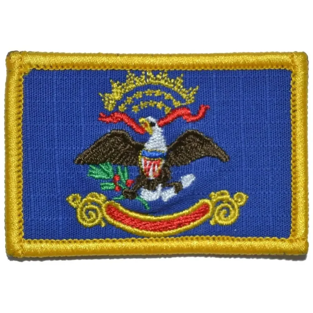 BuckUp Tactical Morale Patch Hook North Dakota Bismarck State Patches 3x2